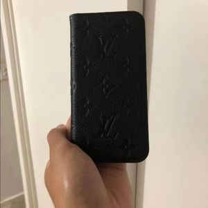 Louis Vuitton iPhone X Folio Case